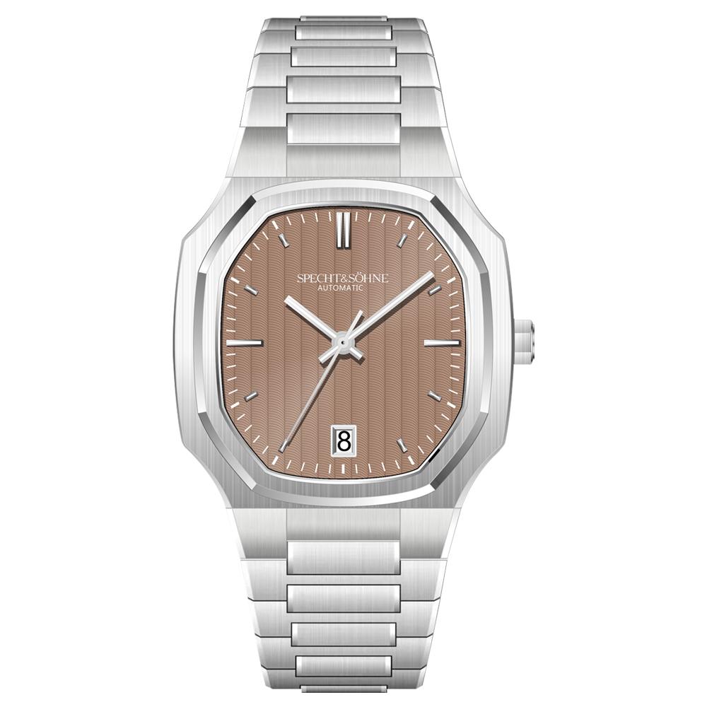 

New Arrivals Specht&Sohne Watch 37MM Automatic Watches For Men Japan Miyota Movt Sapphire Crystal Stainless Steel 50M Waterproof Miyota-8215-Movt лососевий