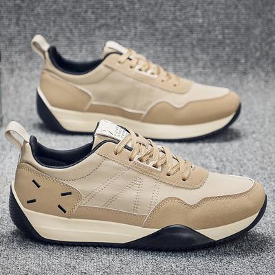 Spring 2025 New Korean Version Fashion Men's Sports Shoes Hong Kong Style Running Men's Shoes Trendy Single Shoes Casual Shoes