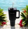 STEEL THERMAL MUG 1200ml WITH HANDLE AND STRAW KM-2172