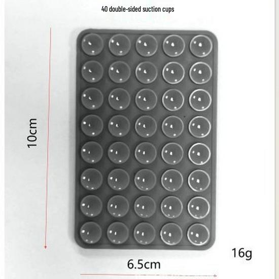 Silicone Suction Cup Phone Case with 24 Suction Squares