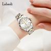 La Baoli Women's Waterproof Casual Steel Band Wristwatch - Model LA842