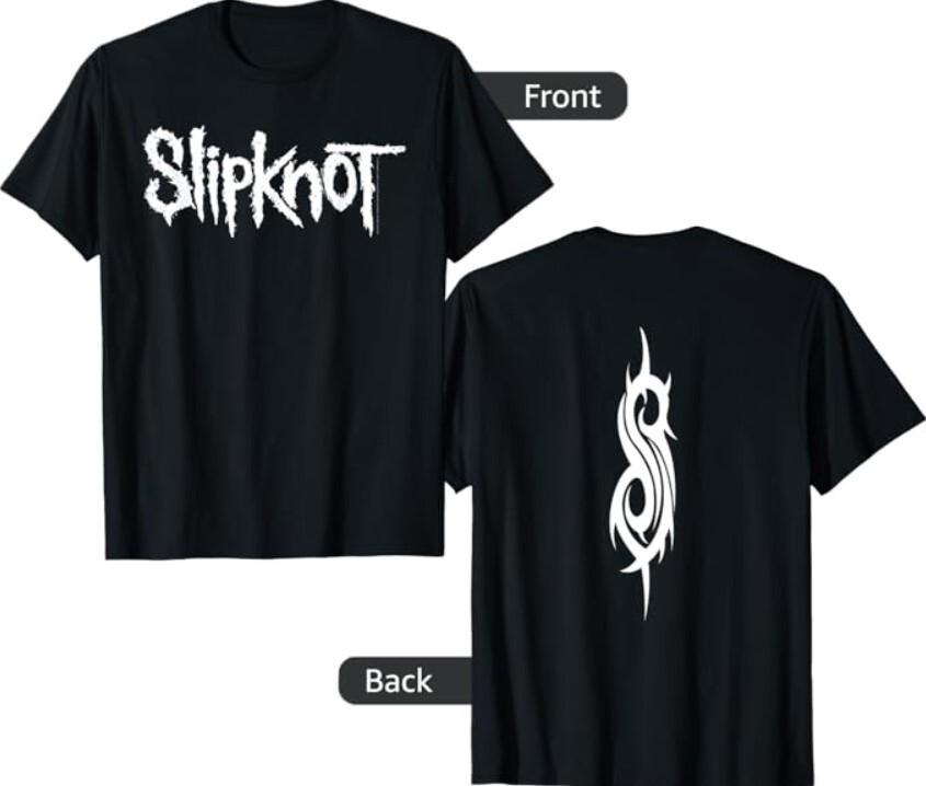 Официальная футболка Slipknot с простым логотипом XXXL