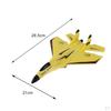 2 Channel Fixed Wing Foam RC Battery Powered Outdoor Toy Glider for Boys Gifts