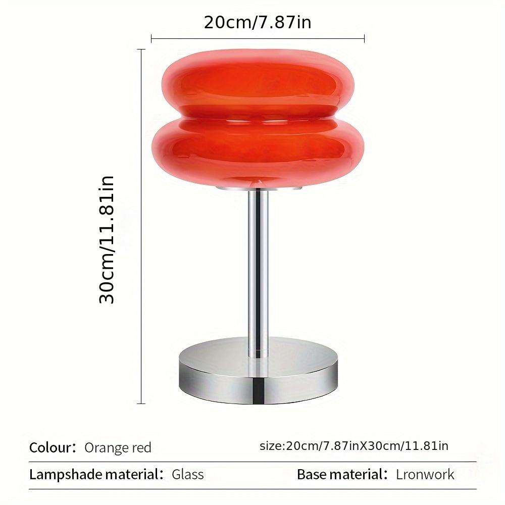 Kleine Schreibtischlampe aus Glas, Schlafzimmerdekoration, Schreibtischlampe, postmodernes minimalistisches Mittelalter-Geschenk, kleine Nachtlampe