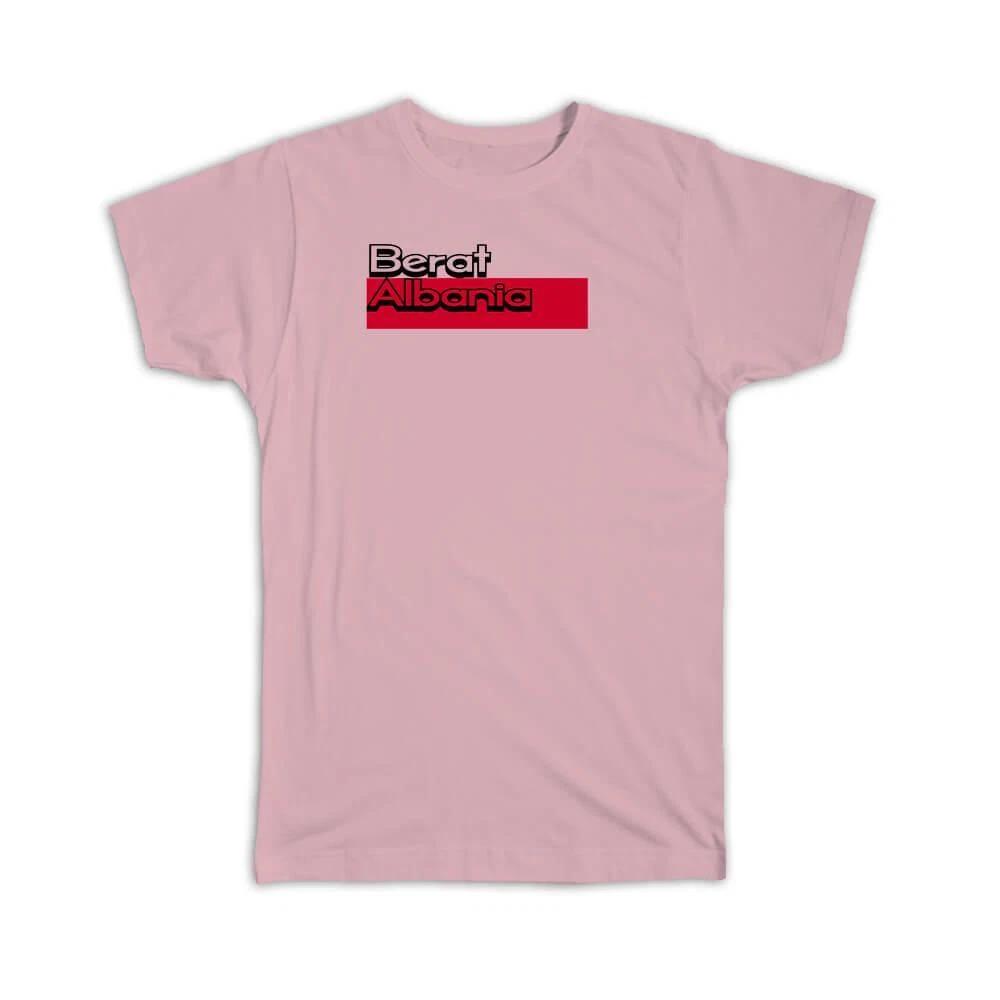 

Gift T-Shirt : Berat Albania Albanian City Rectangle Graphic 2XL