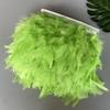 Fluffy Turkey Feathers Trim Fringe Ribbon 10Meters Marabou Feather On Tape Fringes Sewing Trimmings DIY Clothes Dress Decoration