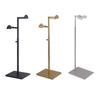 High Quality Stainless Steel Bag Show Shelf Adjustable Gold Silver Metal Display Risers Wallet Holder Stand Tie and Scarf Hanger