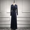 Damen Muslimisches Abaya Kleid Naher Osten Hochtailliertes Kleid Ramadan Musikkleid Elegant Club Abendkleid, Islamische Damenbekleidung