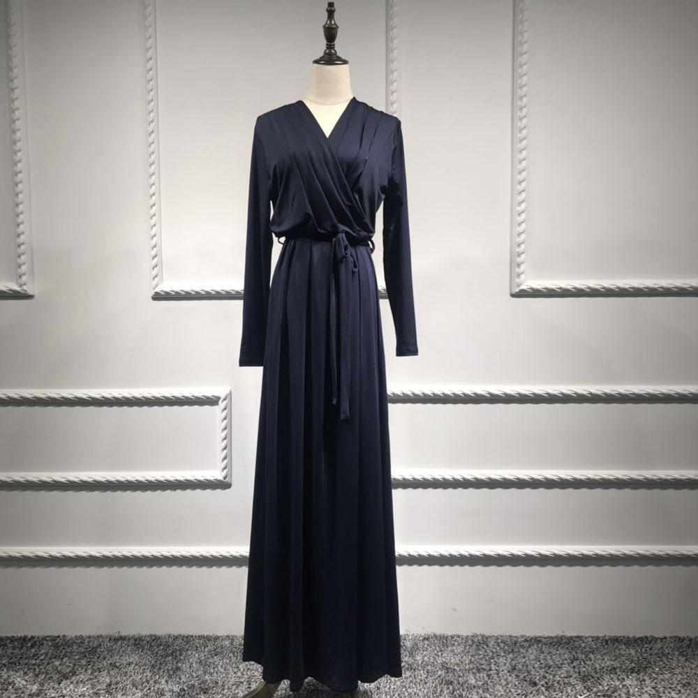 Damen Muslimisches Abaya Kleid Naher Osten Hochtailliertes Kleid Ramadan Musikkleid Elegant Club Abendkleid, Islamische Damenbekleidung