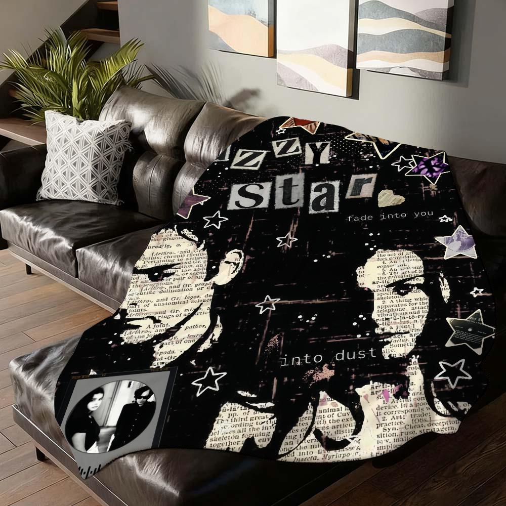 Band Singer M-Mazzy S-Star So Tonight That I Might See Blanket For Sofa Office Bed Plane Travel Sleep Relax Camping Soft Warm