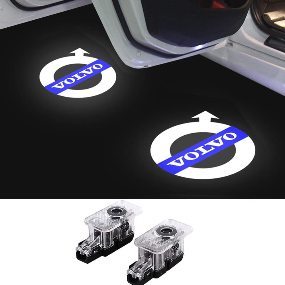 

Volvo Автомобильная шторка Светодиодная лампа подсветки салона Приветственный свет Подсветка салона Проекция логотипа Совместимая с призраком
