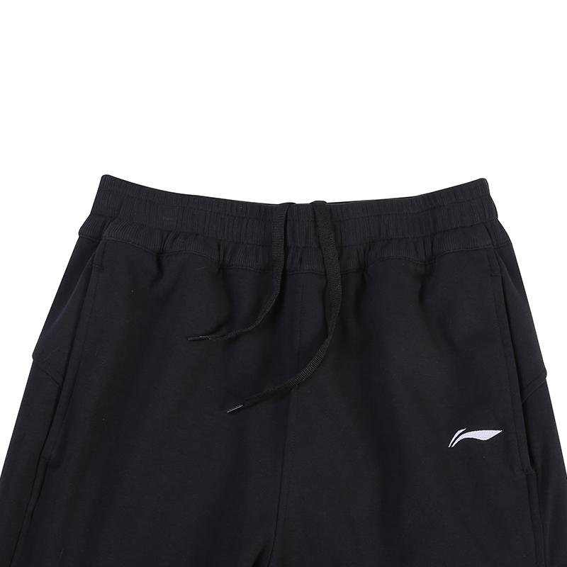 Li Ning Casual Pants Unisex Black Men's Moderate Sweatpants LWTV021-1