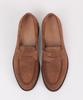 Brenowelt First Italian Suede Light Brown Penny Loafers