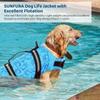Dog Life Jacket, Reflective&Adjustable Dog Life Vests Large Float Orange Pet Swimwear,Cat Apparel Accessories For Small And Medium Dogs Swimming