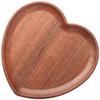 Heart Shaped Wooden Pallet Portable Snack Food Dessert Tray Tableware Tray Decorative Hotel Serving Dishes Trays Platters