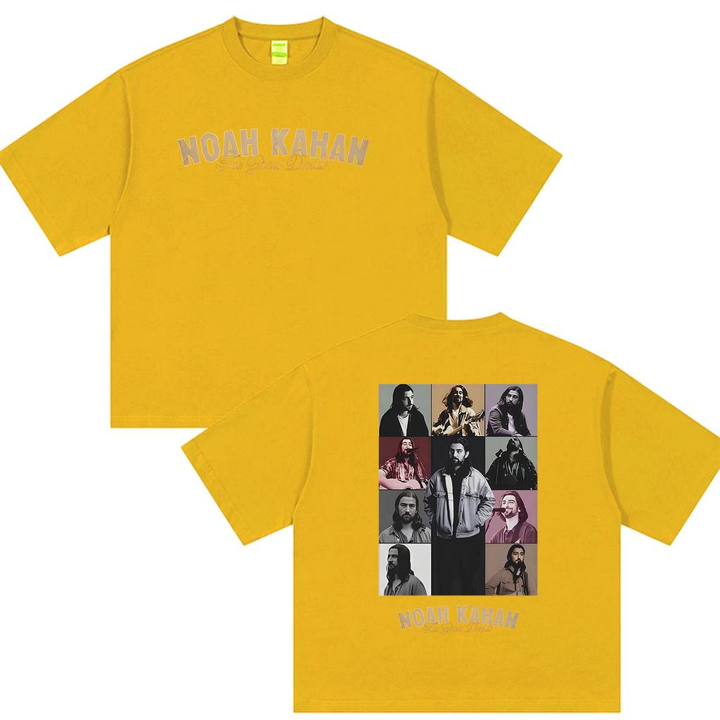 Noah Kahan The Great Divide Tour 2026 Graphic T Shirt Unisexs Vintage Hip Hop Short Sleeve Tshirts 100 Cotton Tshirt Streetwear