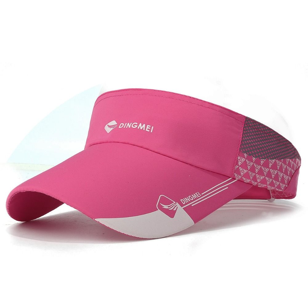 Summer Empty Top Sun Hat Breathable Adjustable Baseball Cap Long Brim Anti-UV Tennis Hat Cycling