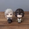 10cm Bungou Stray Dogs Anime Figure Look Up Nakajima Atsushi Action Figure Q Version Dazai Osamu Figurine PVC Collection Toys