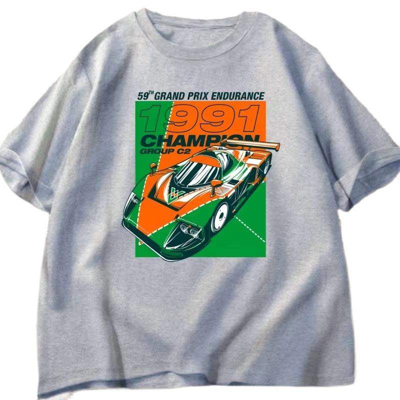 Japanischer Stil 787B Jubiläums T-Shirt Mann Retro Baumwolle Kurzarm Bedrucktes T-Shirt Lässig Rundhals T-Shirt Herrenkleidung