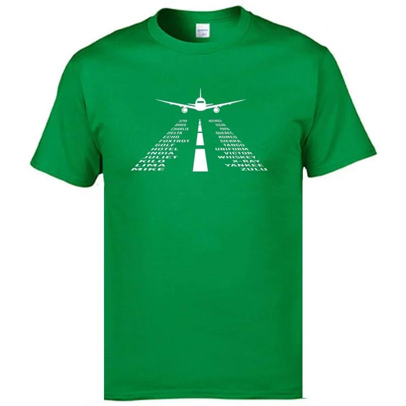 Novelty Airplane Phonetic Alphabet Pilot TShirt 100 Cotton ONeck Summer Short Sleeve Casual Mens Tshirt Size S3XL
