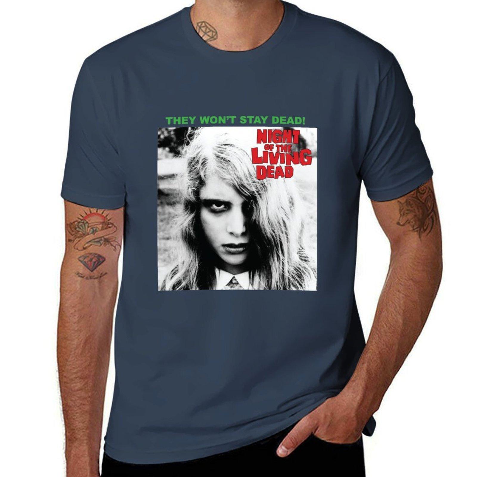 Night Of The Living Dead Little Zombie Girl Tshirt Holiday Casual Short Sleeve Top S