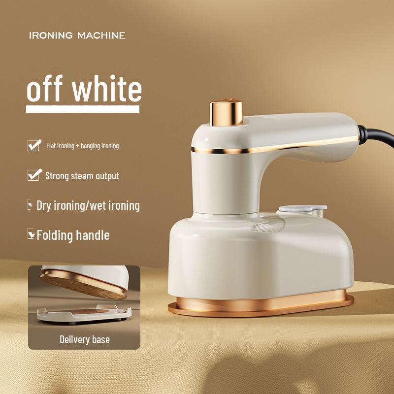 Portable Electric Iron for Home, Travel & Dorm - Foldable Handheld Mini Ironing Machine for Clothes