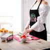 Funny Baking Aprons for Women, Cooking Kitchen Aprons with Pockets, Cute Baking Gifts for Bakers Her Mom Birthday