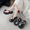 Flat-bottomed French Small Cool Slippers Women's 2025 New Fashion Summer Beautiful Skirt Seaside Beach Slippers