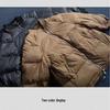 2025 Women's Winter Oversized Lotus Leaf Collar Zipper Jacket: Trendy, Lightweight, Warm Streetwear.