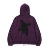 AFTERMATH Mohair Zip Hoodie (Purple)
