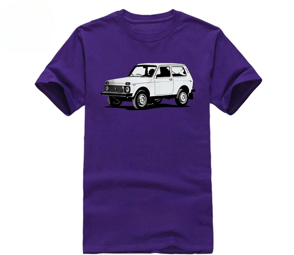 Nuova T-shirt Estiva Fresca Niva 4x4 Taiga Fuoristrada Cotone T-shirt Multicolore Bushunisex Cossacco Cotone Maglietta