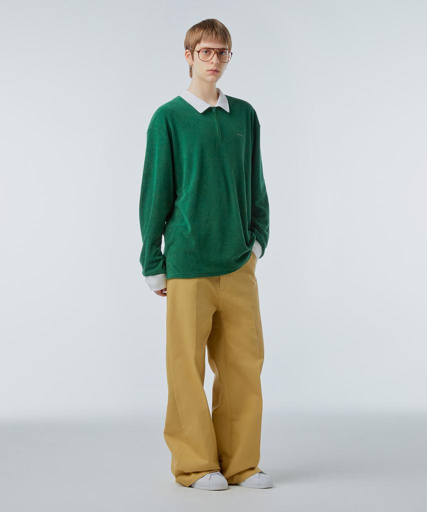INSTANTFUNK Ms Cotton Wide Pants - Beige