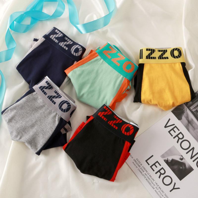 Men's Underwear Cotton Boxer Shorts Men's Four Cornered Pants Men's Breathable Shorts