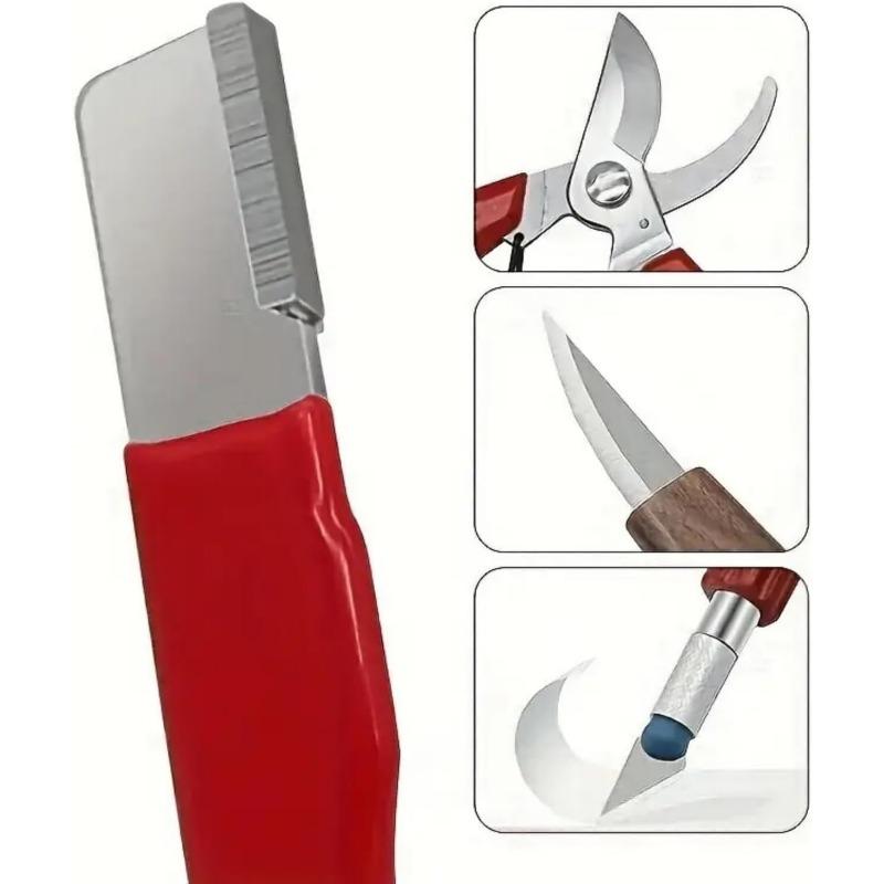 Professional Kitchen Knife Sharpener Garden Scissors Kitchen Knife Sharpener Diamond Ceramic Sharpening Stone for All Blades