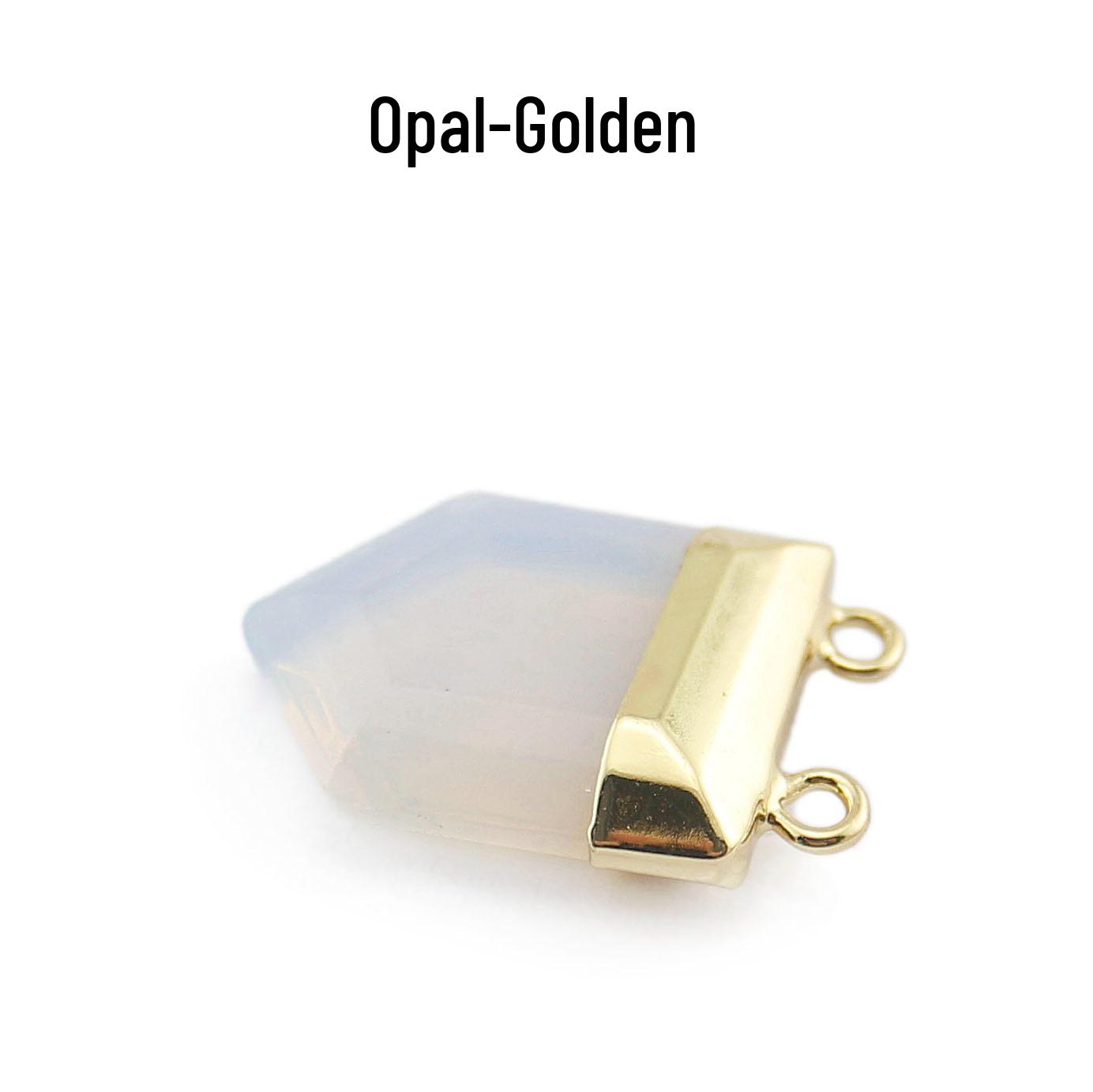 

Натуральный кристалл щит с двойной дужкой, подвеска с полубезелем, ювелирный аксессуар