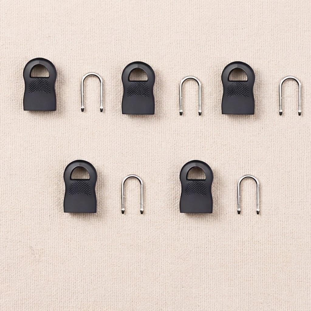 5Pcs Universal Detachable Zipper Puller Set for Jackets Bags DIY Sewing Crafts Zipper Slider Repair Kit
