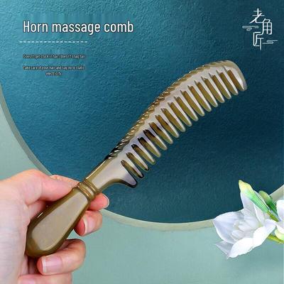 Natural Ox Horn Hair & Scalp Massage Comb