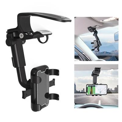 Clip Universal para Coche Visera Parasol Soporte para Teléfono Móvil Montura para Teléfono para IPhone XS GPS Soporte para Espejo Retrovisor Clip Móvil para Coche