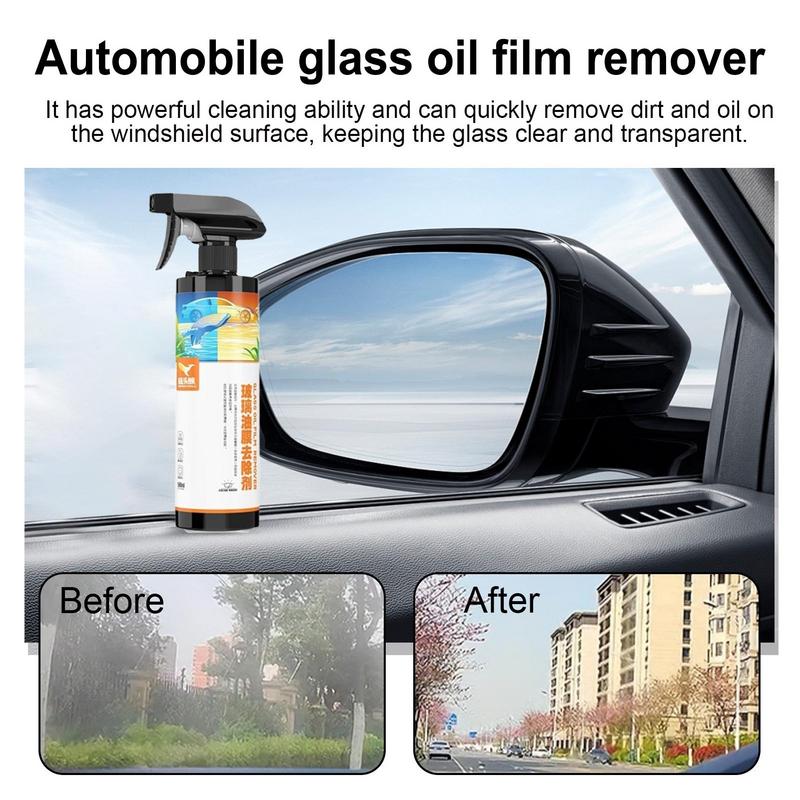 Car Glass Oil Film Cleaner 500ml Car Windshield Water Stains Spray Car Windshield Water Stains Spray Front Windshield Stain