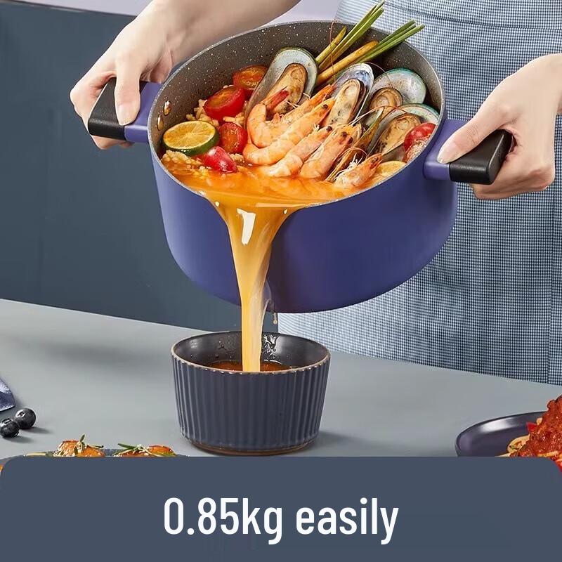 COOKER KING Non-Stick Cookware Set with Wok and Soup Pot
