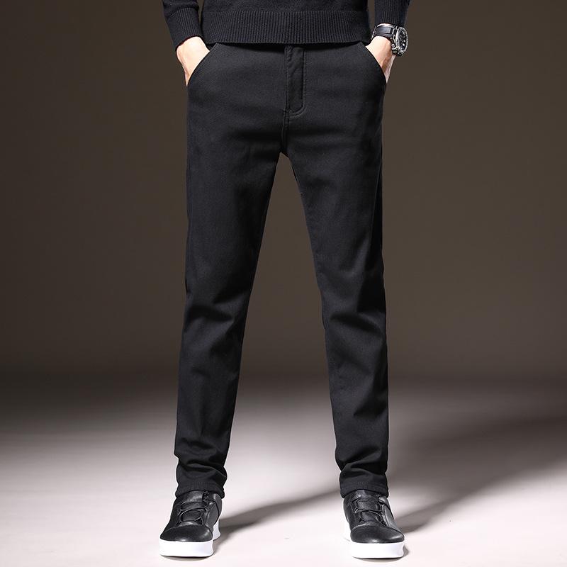 Men's Slim Fit Velvet-Lined Business Casual Pants - Stylish, Comfortable, and High-Quality Trousers