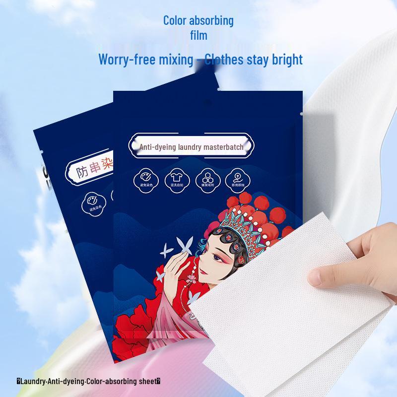 Color-Locking Anti-Bleeding Laundry Sheets: Non-Staining, Color-Absorbing, Perfect for Mixed Loads.