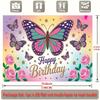 Party Backdrop Butterfly Flat Events Wedding Coming Ceremony Four Seasons Entryway Photo Booth Decor Front Door Decor