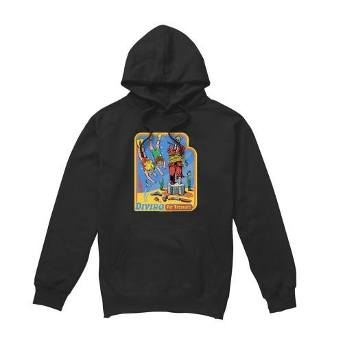 Steven Rhodes Unisex Adult Diving For Treasure Hoodie