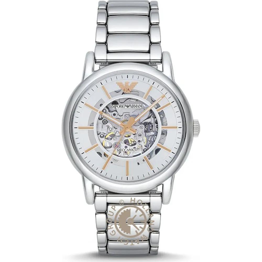 Emporio Armani Historical Collection Silver Metal Men s Automatic AR1980 серебряный