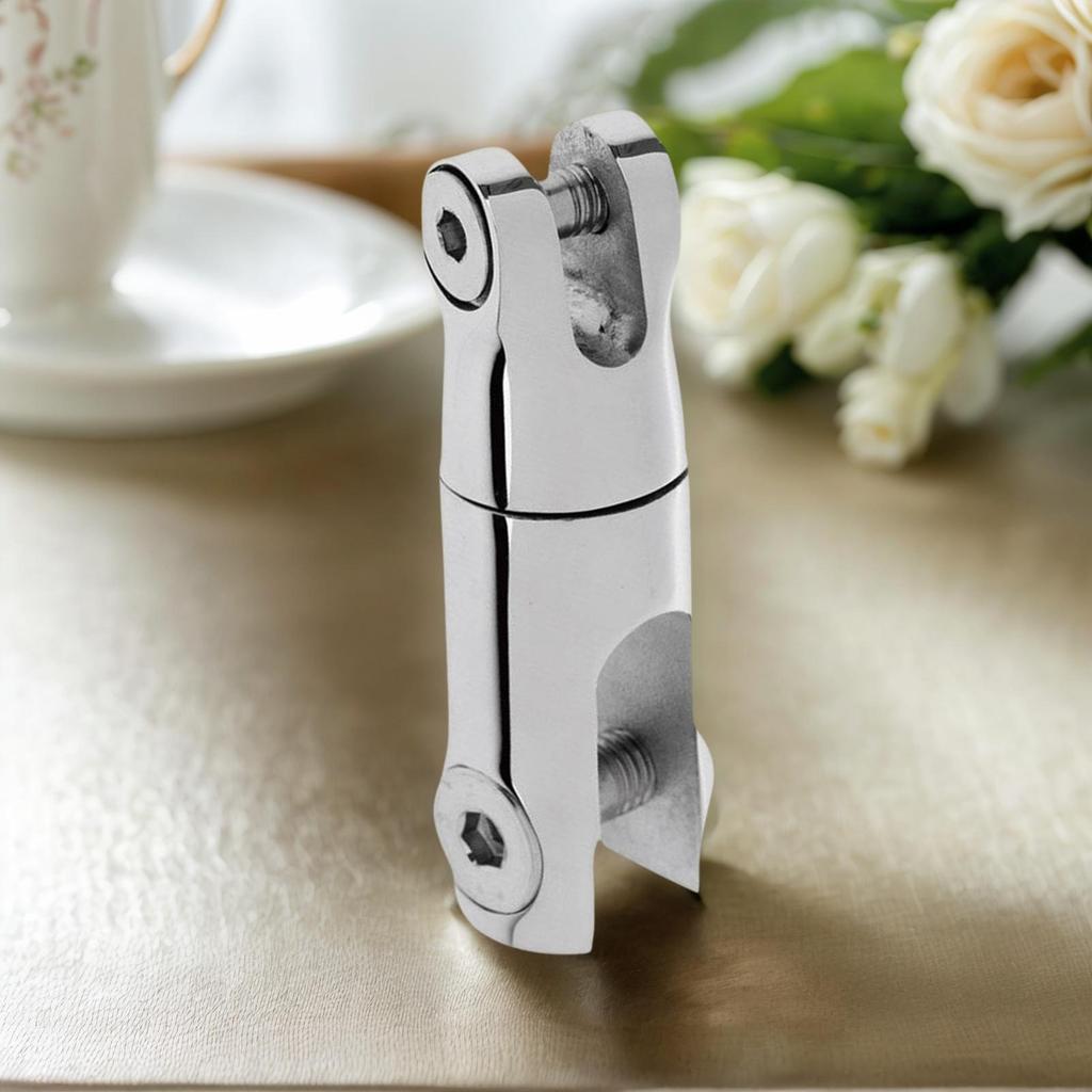 Boat Fasten Swivel Connector Two Section Replacement Accessories Stainless Steel Heavy Duty Boat Rotating Connector For