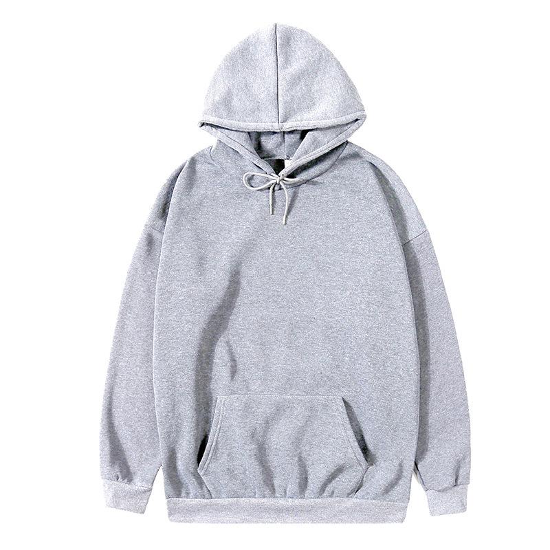 European American Plus Velvet Loose Casual Hooded Sweatshirt - Women's Autumn Winter Wear