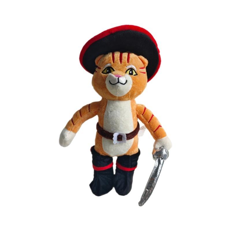 Laarzen Puss Film Pluche Pop, Anime Verzamelspeelgoed Zacht Knuffeldier, Schattig Cadeau voor Fans