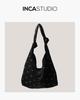 Niche Design Women's Bow Canvas Foldable Tote - 2024 Fashion