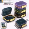 7-Day Round Petal Pill Box: Compact 7-Grid Medicine Organizer for Travel